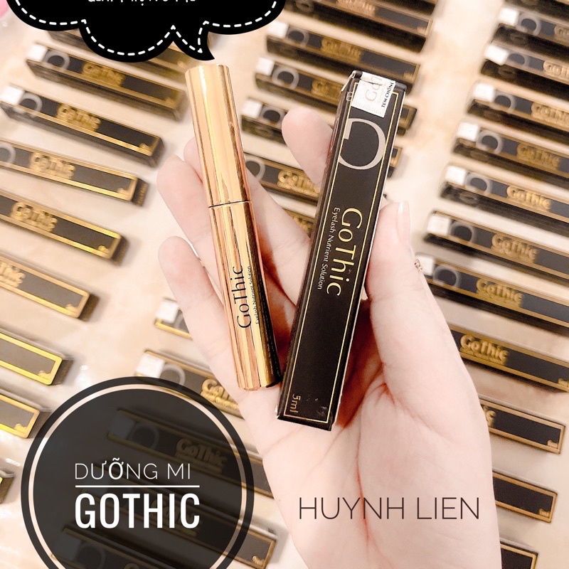 Dưỡng Mi GoThic [CHÍNH HÃNG 100%] Giúp Làn Mi Dài Cong Giảm Gãy Rụng