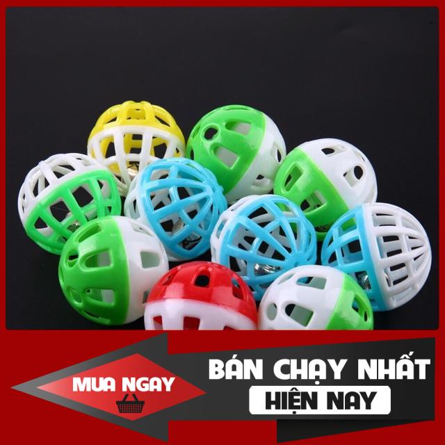 [❌GIÁ SỈ❌] Bóng nhựa đồ chơi có chuông cho chó mèo 0 ❤️