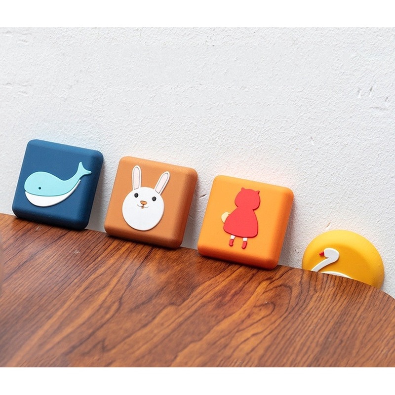 Miếng Đệm Silicon Chống Va Chạm Cho Tay Nắm Cửa