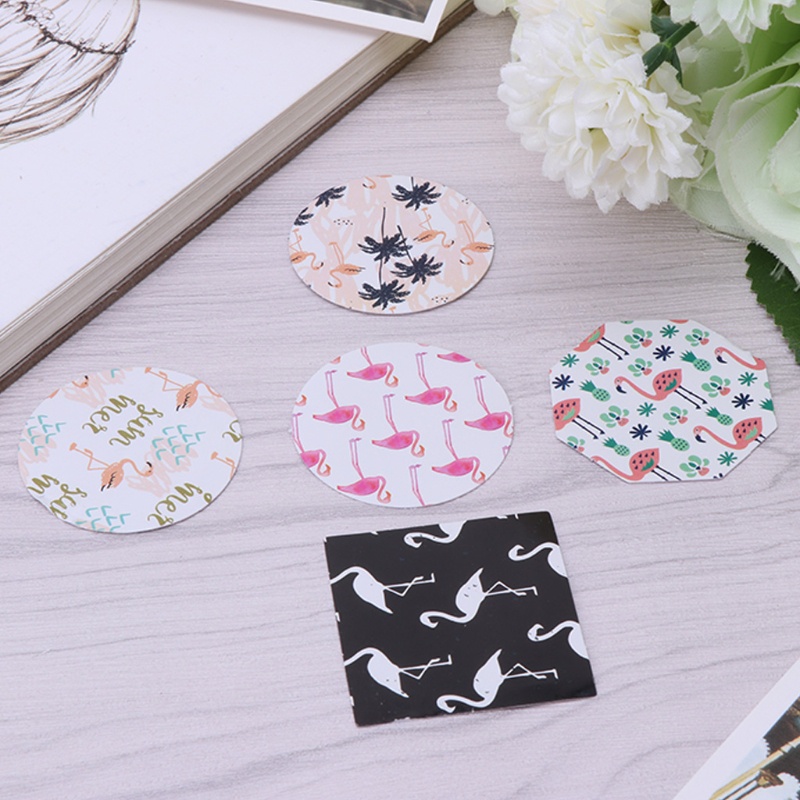 Bộ 45 Hình Dán Hồng Hạc Trang Trí Sổ Tay Nhật Ký