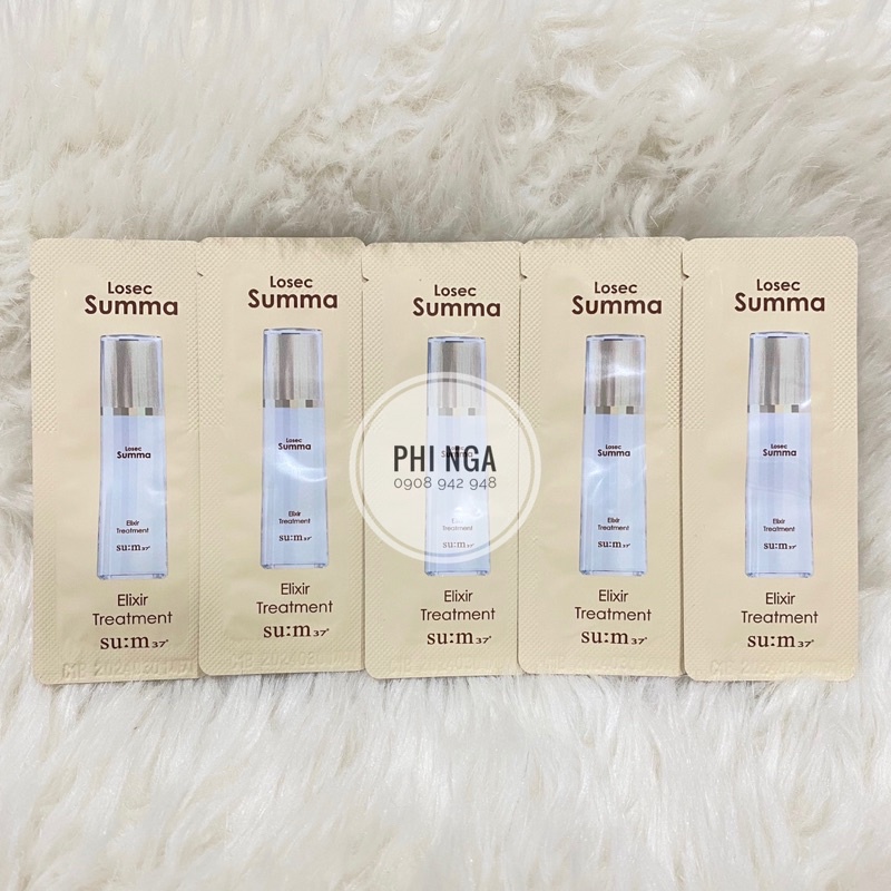 10 gói date 6/2025 - Tinh chất tái tạo dưỡng trắng losecSumma Elixir Treatment Sum 37