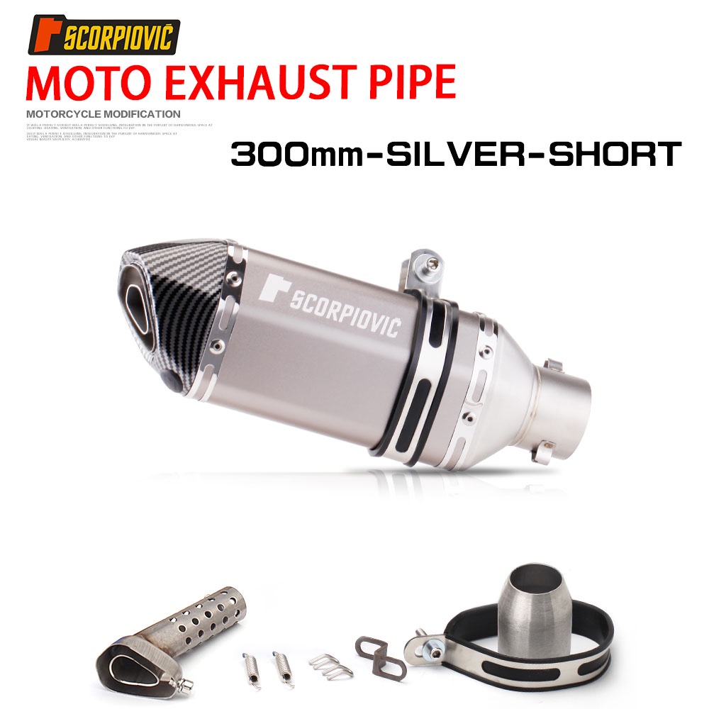 Ống giảm thanh xả xe máy 51mm Akrapovic Ống giảm thanh xả