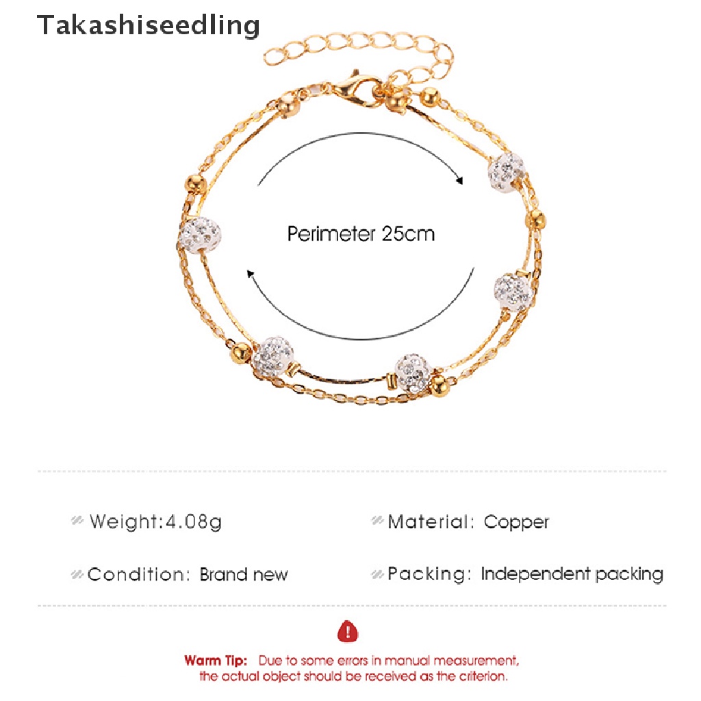 Set 2 Vòng Đeo Chân Thời Trang Đi Biển Mùa Hè Cho Nữ