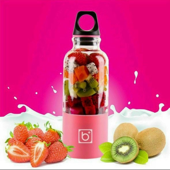 Máy xay sinh tố cầm tay Bingo 4 lưỡi dao cổng sạc pin usb tiện dụng 500ml