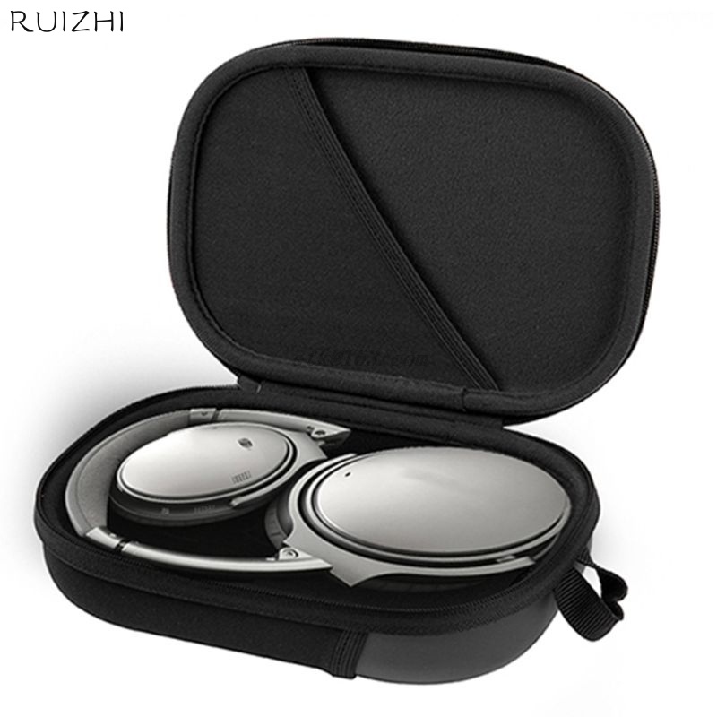 Hộp đựng tai nghe Bose QC15 QC25 QC35 bằng da PU có móc khóa