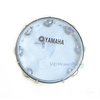 Trống lắc tay – trống gõ bo – Tambourine Yamaha MT6-102B (Xanh trong)