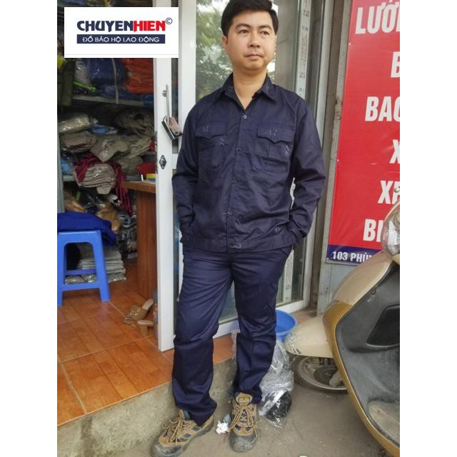 Quần áo công nhân vải kaki nam định Loại 1