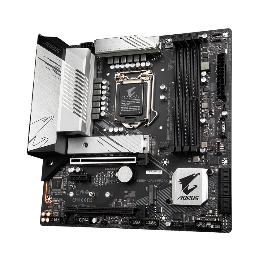 Mainboard Gigabyte B560M-AORUS PRO AX, bo mạch chủ cho phép bật XMP cho RAM, bus ram có thể lên đến 5000 Mhz