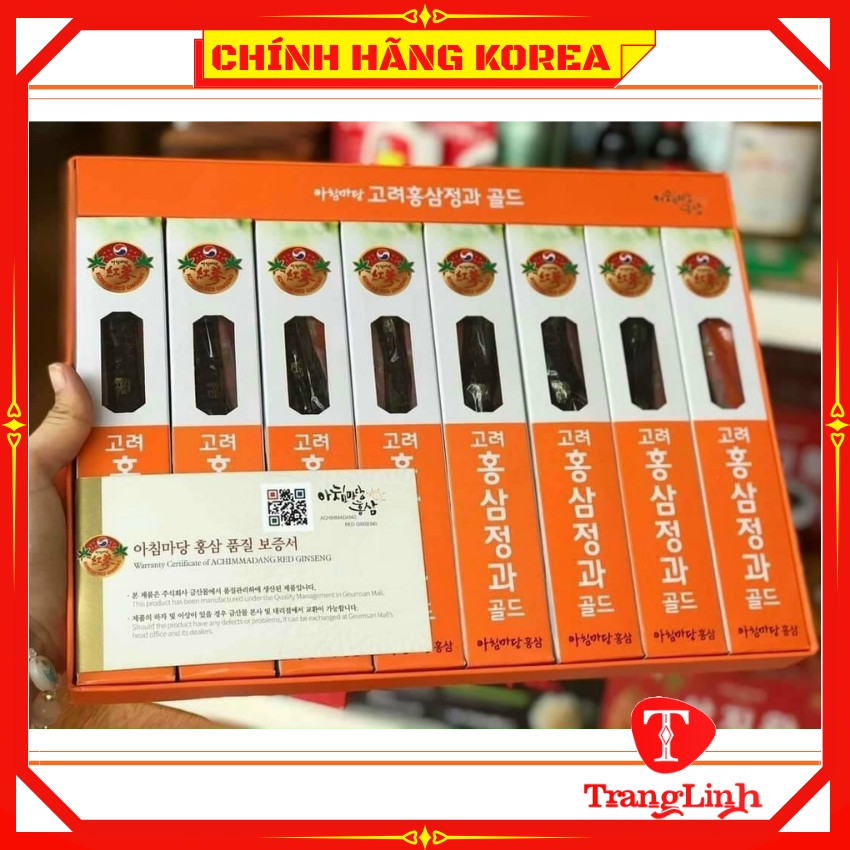 Hồng sâm hàn quốc tẩm mật ong, hộp 8 củ - Sâm củ tẩm mật ong Achimmadang - tranglinhkorea