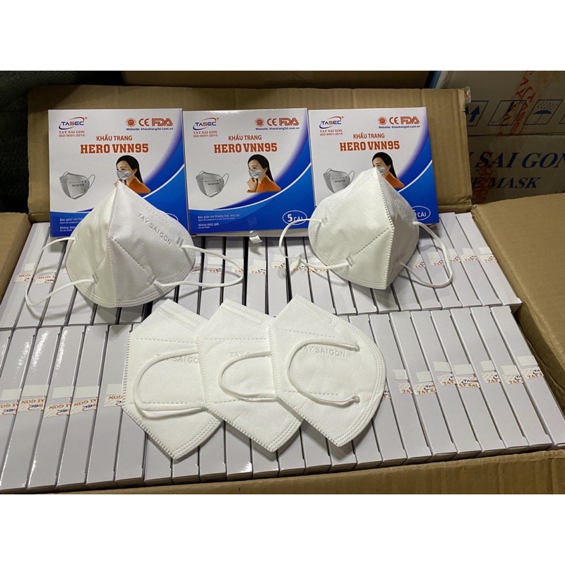 2 hộp 10 cái khẩu trang KN 95 loại tốt