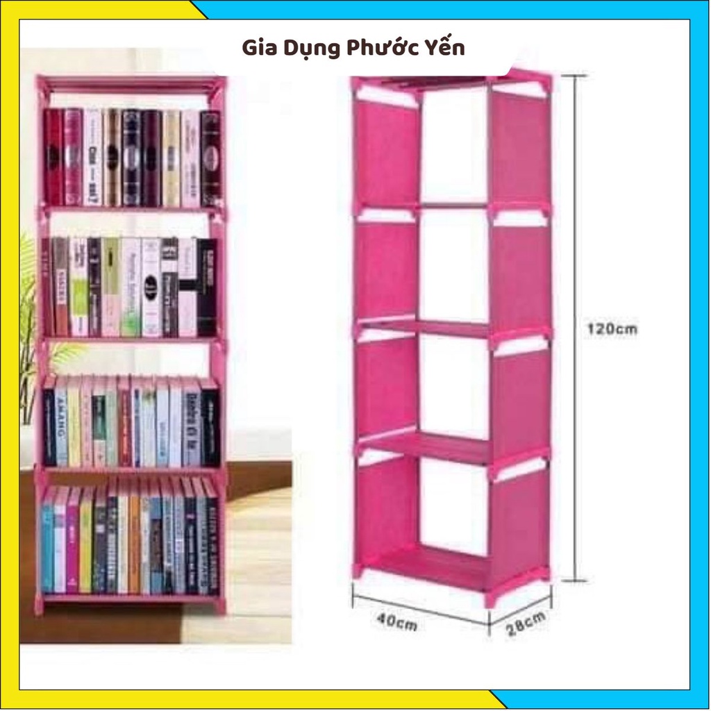Kệ sách 4 tầng