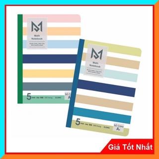 Sổ tay may gáy ghi chép Klong Caro Khổ A4  Math Notebook  200 Trang 988