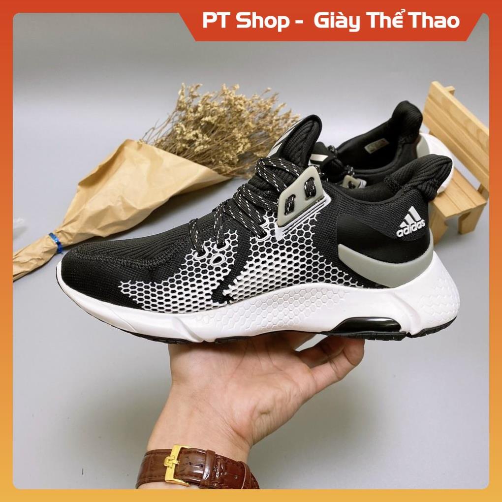 [FreeShip+Giá Hủy Diệt] Giầy Alphabounce xịn sò Full phụ kiện, Giày Sneaker Alphabounce 2020 đen trắng , Hót trend