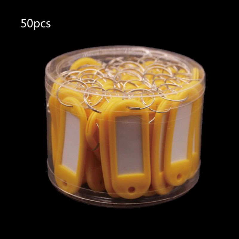 Set 50 Thẻ Tag Hành Lý Bằng Nhựa Tiện Dụng