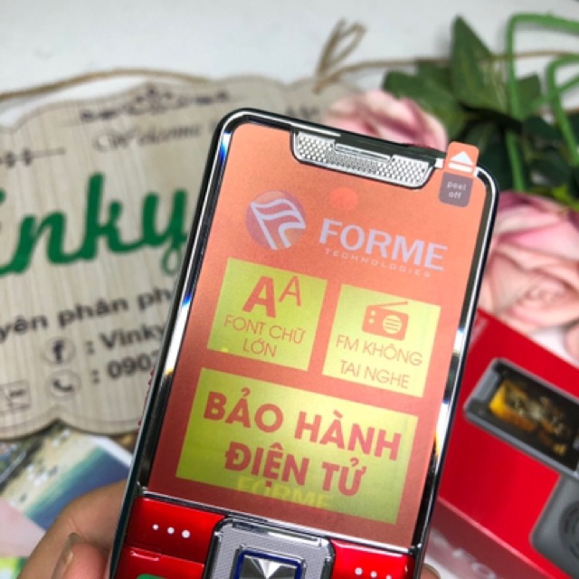 Điện Thoại FORME M3 2 sim 2 sóng pin 2700mAh Màn hình 2.4inch Mới Fullbox Bảo hành 12 tháng