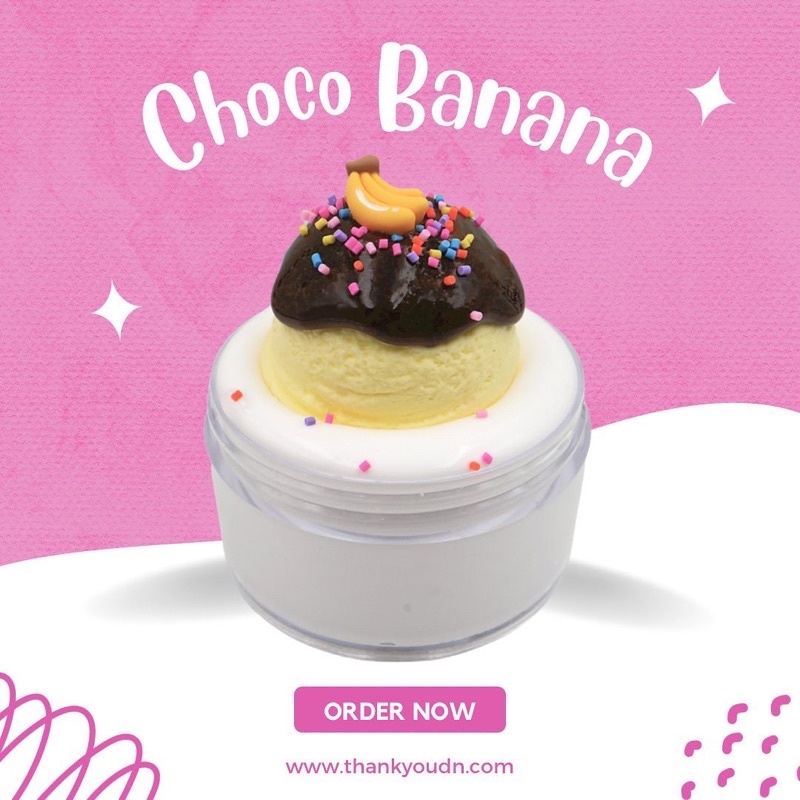 Choco banana slime 🍌