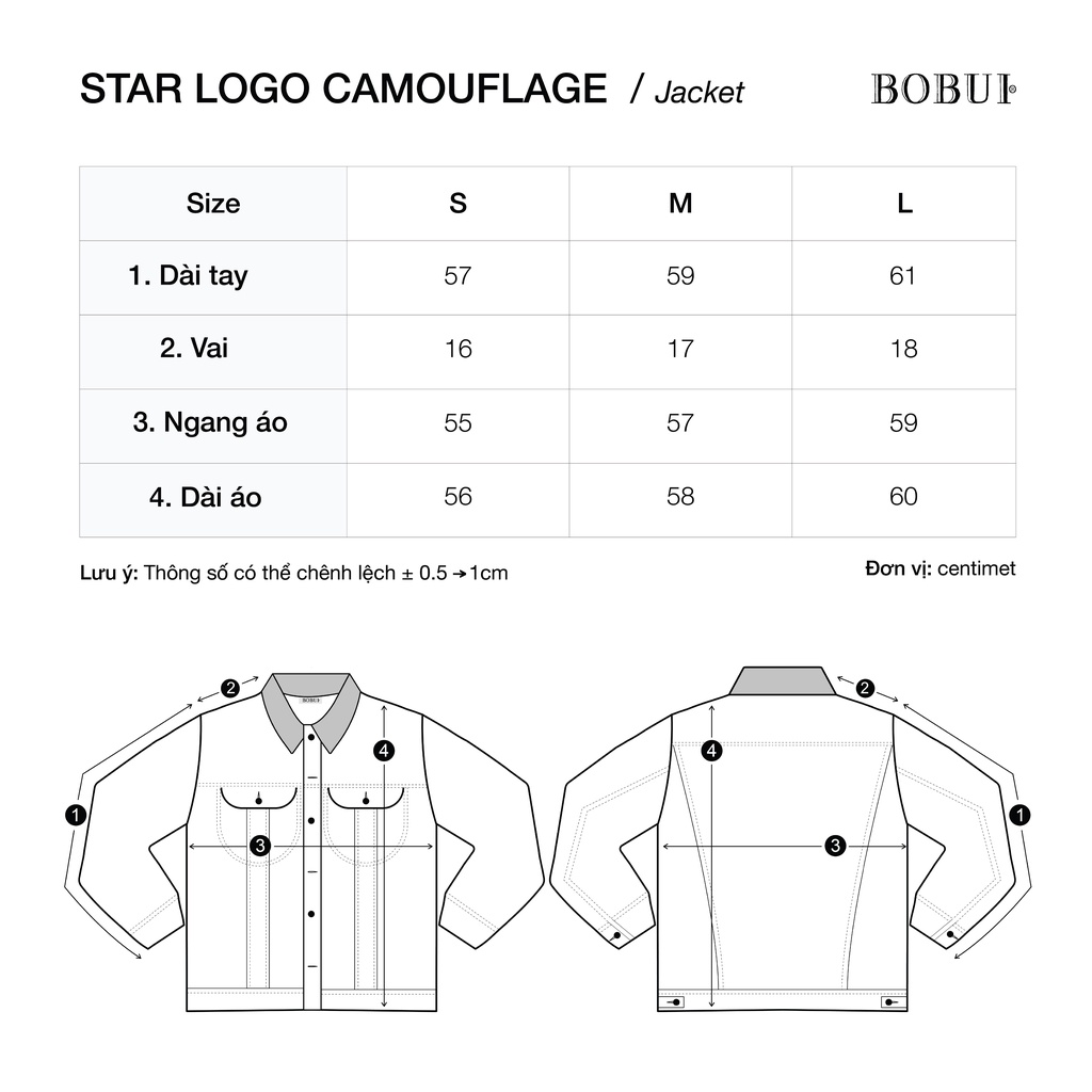 STAR LOGO CAMOUFLAGE JACKET
