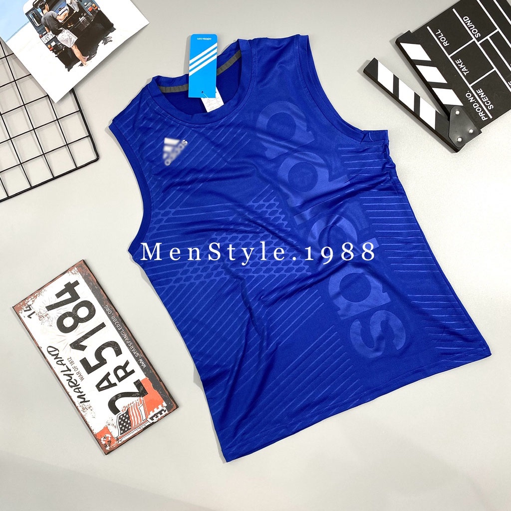 Áo ba lỗ nam thể thao Menstyle 1988 dành cho tập gym co dãn 4 chiều thoáng mát