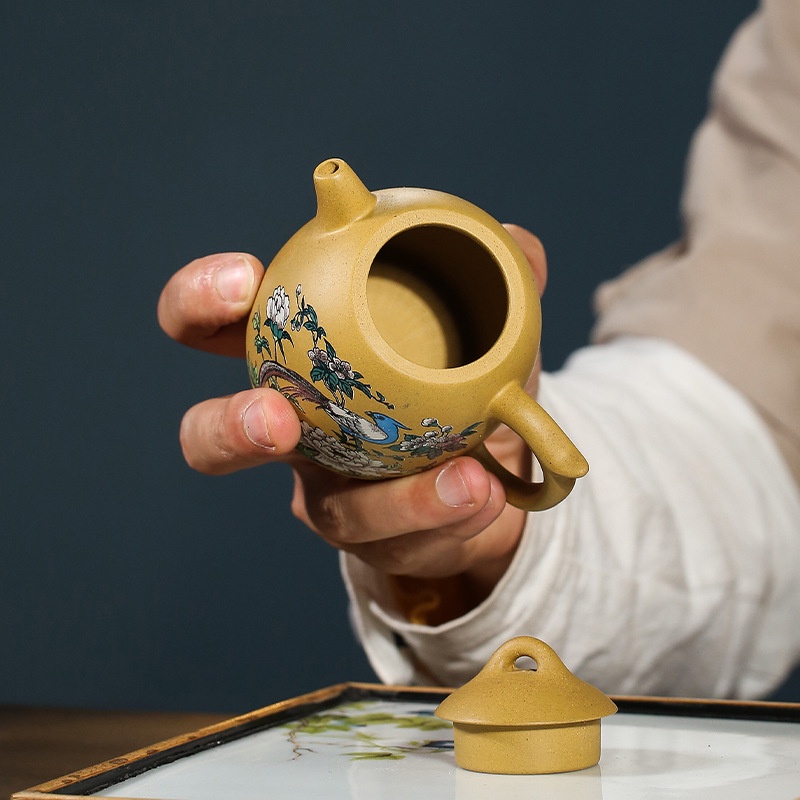 Ấm Tử Sa Nghi Hưng Tần Quyền 220 ml (Đoạn Nê)