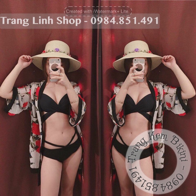 Áo choàng đi biển - kimono