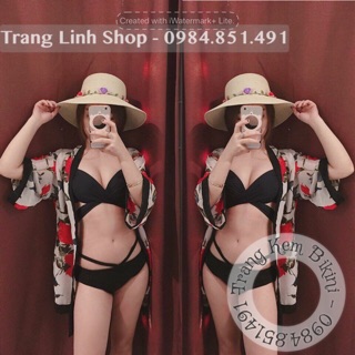 Áo choàng đi biển - kimono