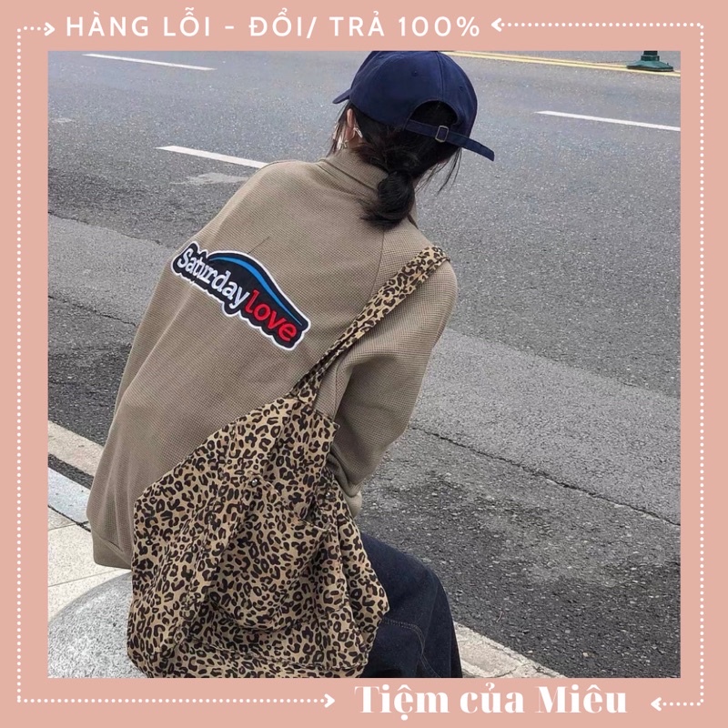 ÁO POLO NỈ SATURDAY LOVE Tiệm của Miêu