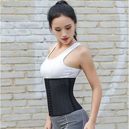 ĐAI NỊT BỤNG LATEX 25 XƯƠNG CAO SU NON HY LẠP_LƯNG THẲNG-EO THON