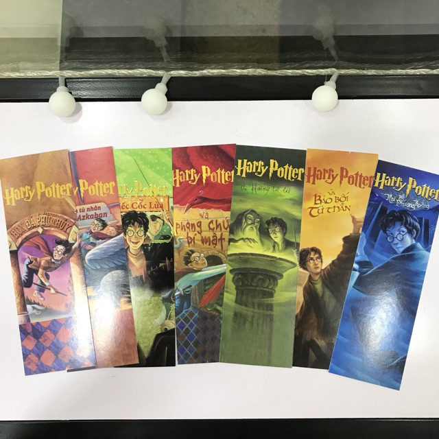 Bookmark Harry Potter Bộ bìa hoạt hình 2001, 2016 - Bản Tiếng Việt