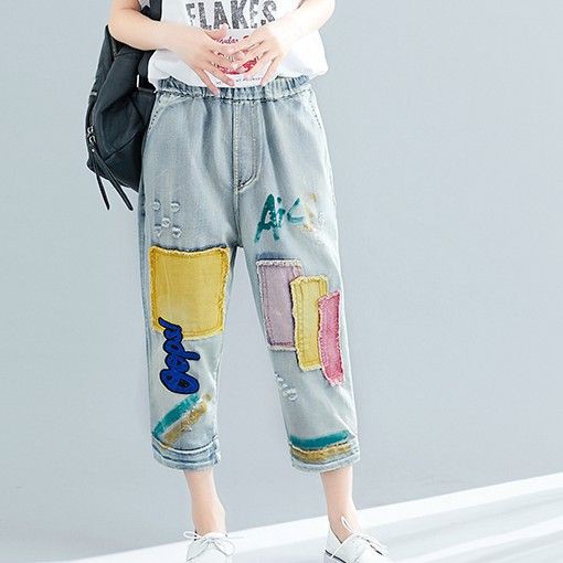 Quần bigsize quần jeans big size bụi cute - Có ảnh thật