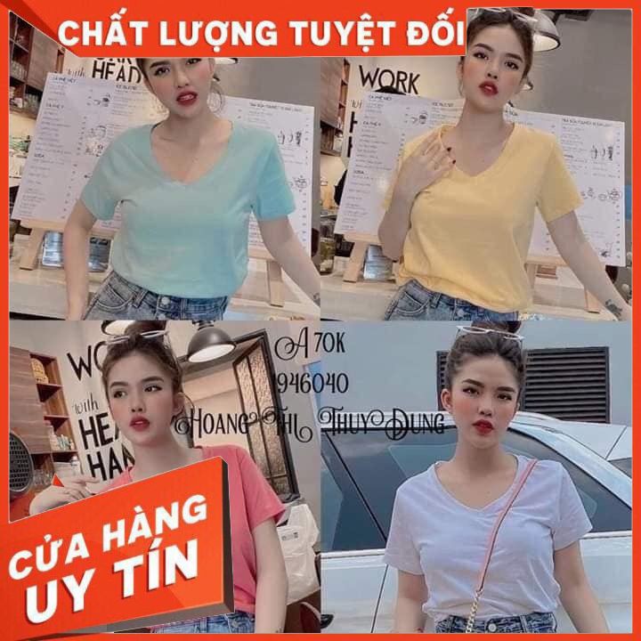 [SIÊU PHẨM] ÁO PHÔNG CỔ TIM TRƠN NHIỀU MÀU