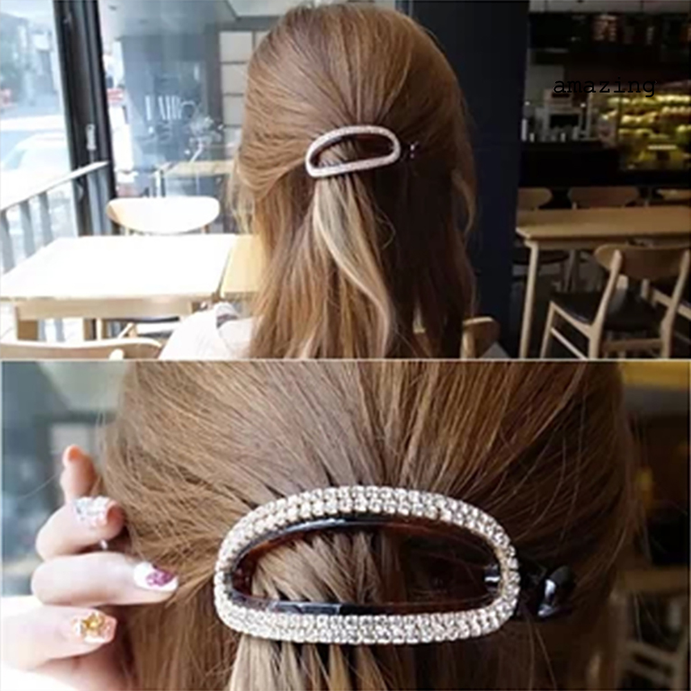 Kẹp tóc đính đá thời trang cho nữ