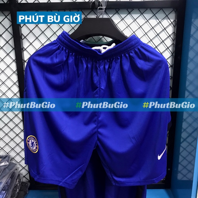 Áo Bóng Đá Thể Thao Đá Banh CLB CHELSEA Xanh Sân Nhà Chất Polyester, Hàng Thailand Thi Đấu Phút Bù Giờ Sport
