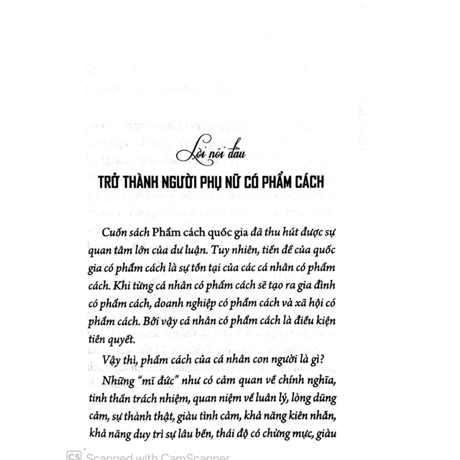 Sách - Phẩm Cách Phụ Nữ - PNU