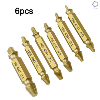 Set 6 mũi khoan tháo gỡ ốc vít bị hỏng