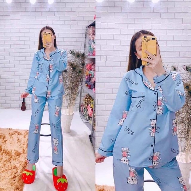 Pizama tay dài quần dài | BigBuy360 - bigbuy360.vn