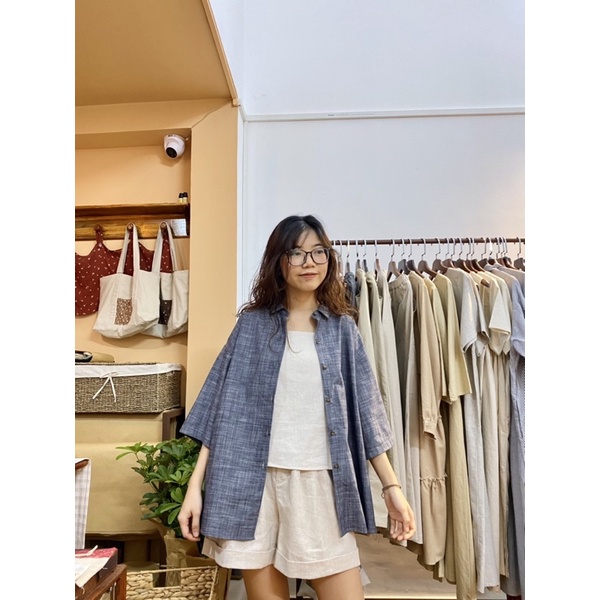 Áo sơmi tay lửng