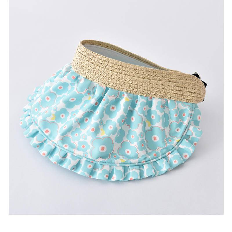 Nón Vành Rộng Hở Chóp Chống Nắng Thoáng Khí Phong Cách Hàn Quốc Thời Trang Mùa Hè Cho Bé