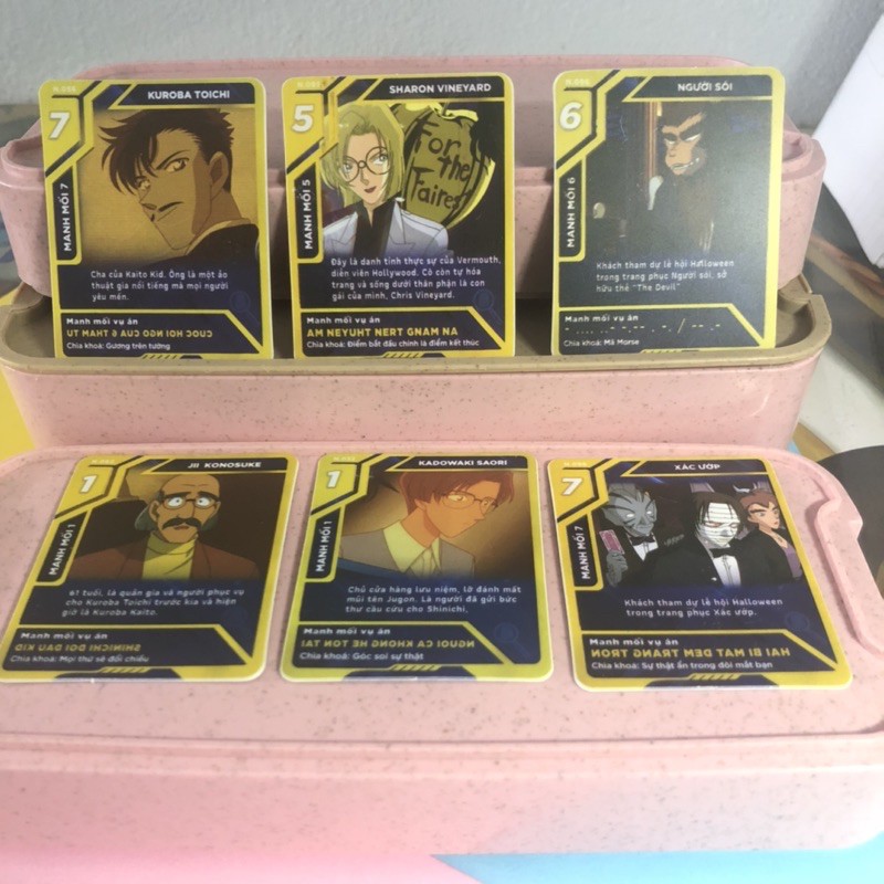 Thẻ Toonies Conan - Thẻ manh mối (đã bóc)