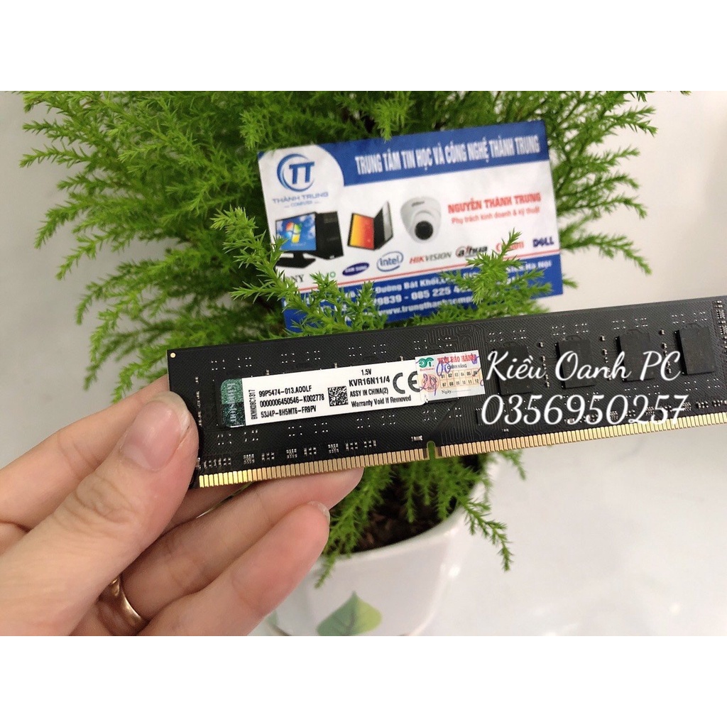 Ram PC Máy tính bàn Kingston DDR3 4Gb Bus 1600Mhz - Mới Nguyên Seal 100% Bảo Hành 1 Đổi 1 Trong 36 Tháng