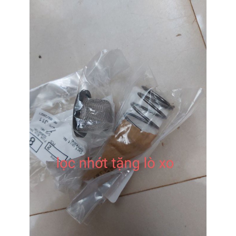 combo lưới lọc nhớt và lò xo exciter 135 150