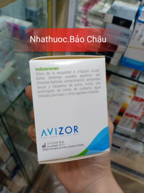 Nhỏ mắt VISAID ALOE hộp 30 tép dành cho mắt khô