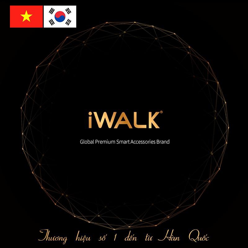 [Mã ELMALL8 giảm 8% đơn 500K] Pin sạc dự phòng iWALK CHIC 10000PA Qi Wireless Charge PD QC3.0 - UBC10000PA