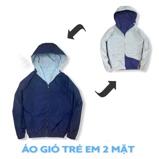ÁO GIÓ TRẺ EM 2 MẶT,DÀNH CHO CẢ BÉ TRAI VÀ BÉ GÁI,CHỐNG NƯỚC CỰC TỐT