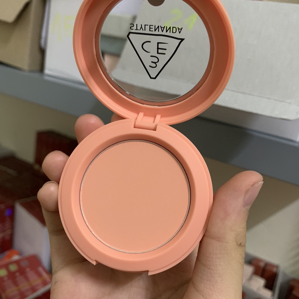 Phấn Má Hồng 3CE Face Blush #Peach Splash Màu Cam Đào