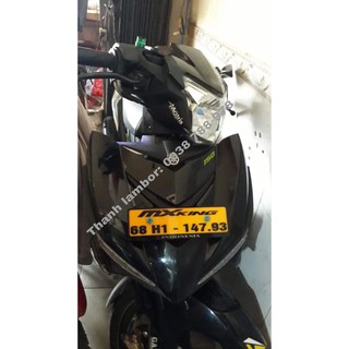 Bảng tên kiểng CNC - mica 6mm ***King drag*** TẶNG KÈM 2 ỐC TITAN GR5