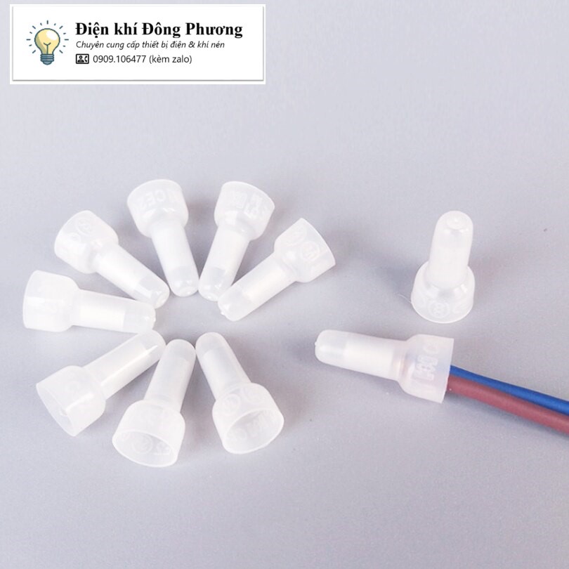 [Loại tốt giá 100 cái; Đơn tối thiểu 30k] Cút nối dây điện không cần nối dây CE, đầu cos nón (mũ) chụp: CE1/ CE2/ CE5
