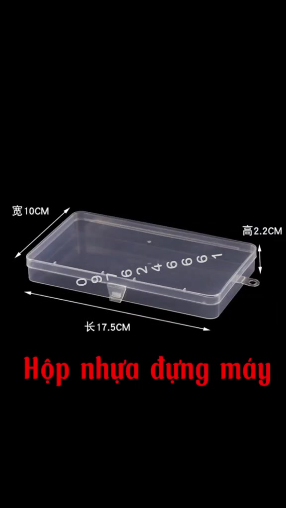 Hộp nhựa nhỏ đựng máy & đồ đạc nhỏ | hộp đựng lưu trữ tiện lợi | BigBuy360 - bigbuy360.vn