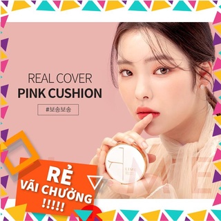 Phấn nước kiềm dầu lime real cover pink cushion spf50+ pa+++ 20g