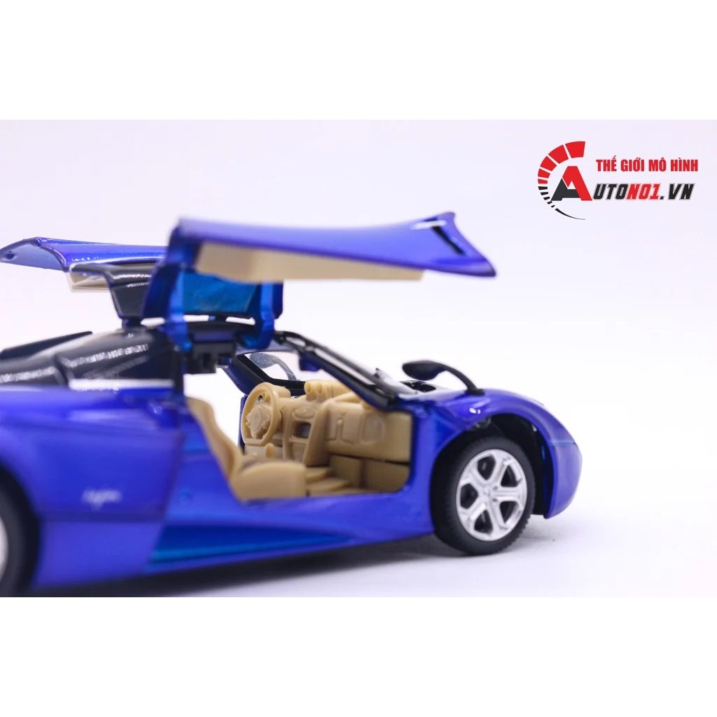 MÔ HÌNH XE PAGANI HUAYRA BLUE 1:32 KHÔNG HỘP ALLOY 7074