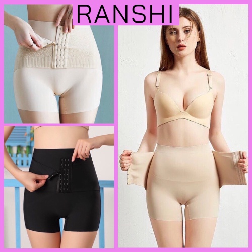 Quần Nịt Bụng RANSHI Quần Gen Bụng Giúp Định Hình Vòng Eo Chất Đúc Su Siêu Co Giãn Không Lộ - RPK009